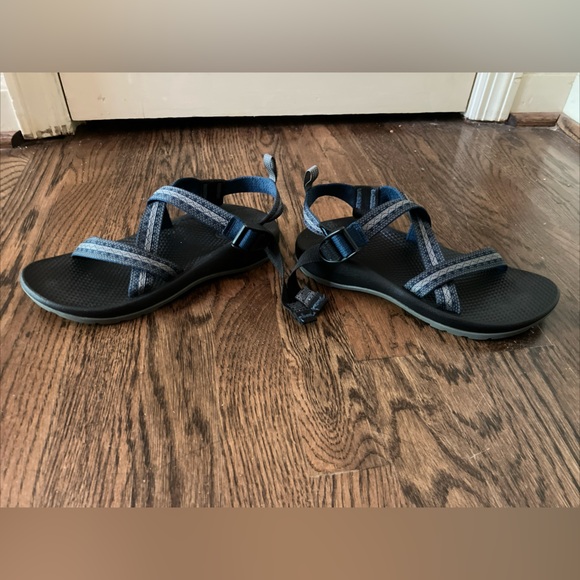 Chaco Blue Gray Black Womens Sandals Hiking Outdoor Womens Size 5 - Picture 4 of 5